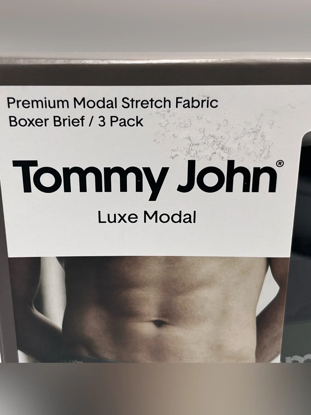Tommy John Luxe Modal 3-Pack Boxer Briefs - Black, Green,Gray Men’s Size Small